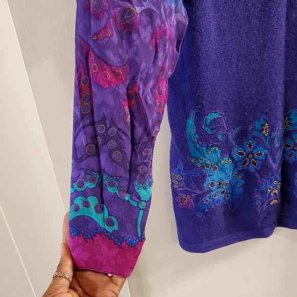 vintage Umi Collections by Anne Crimmins sweater/blouse size S - Picture 2 of 10